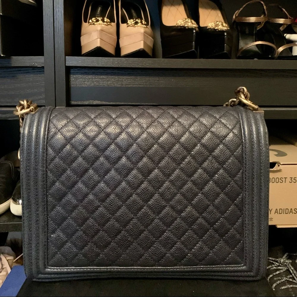 CHANEL Boy Large Caviar Handbag - Picture 2 of 5